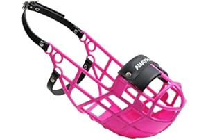 AMATHINGS Kaganiec model Super Kennel Soft z watowanym noskiem, zawsze możliwe, idealny do wolnego biegu, łąki, hodowli, wyścigów (różowy)