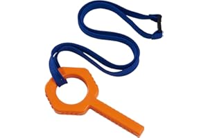 Sensory Direct Chewbuddy Pl!ng Tuff - Pack of 1, Strong Sensory Chew or Teething Aid | for Kids. Adults, Autism, ADHD, ASD, SPD, Oral Motor or Anxiety Needs - Orange