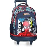Disney Graffity of Spiderman Children's Backpack, School Backpack, Made of Polyester, Side Pockets, Adjustable Wide Straps, T