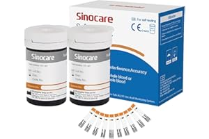 Tira de ácido úrico 50, con 50 lancetas, estaTira de Prueba solo es Adecuada para el modelo Sinocare Safe AQ UG