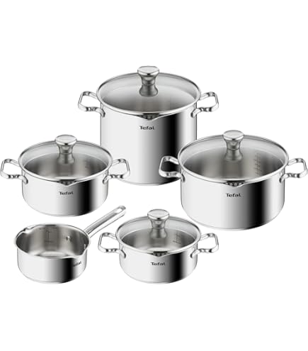 COOCK 19-delige inductiekookset – Premium kwaliteit – Gerecycled aluminium met keramische antiaanbaklaag – Ergonomische koudgrepen – Inclusief onderzetters & e-book – Turquoise/Wit