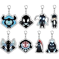 JUSONGKWCP Solo Levelings Collier Anime Characters Cosplay Accessoires Pendentif Bijoux Chaîne En Métal Pour Les Fans (Silver - 1