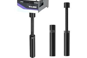 adspow 2 Pcs Grafikkartenhalterung GPU Halterung,75–120 mm Höhenverstellbar, Grafikkartenhalterung Aus Aluminium mit Magnet