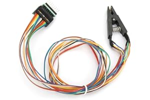 YWBL-WH Programmer Testing Clip, SOP16 to DIP8 Flash Clip, SOIC16 16 Pin IC Test Clamp, Direct Plug-in Bios Programming Connector Without Removing The Test Clip