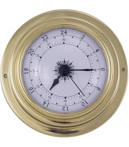 Wandklok Goud Modern Messing 40 cm