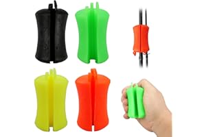 Honatrv 4 stück Angelrute Krawattenhalter Portable Fishing Rod Fixed Ball Angelrutenhalter Wiederverwendbare Rubber Fishing Pole Clip Angelrute Schutz Befestigung Gummi