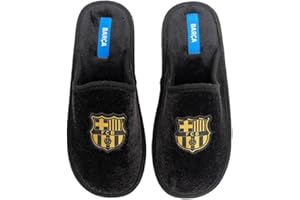 MARPEN SLIPPERS Dogo Rayas Barcelona, Pantuflas Unisex Adulto