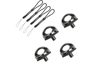 TECDW 4 Stücke 1/4" Zoll Kamera Befestigungsschraube, Kamera Adapter-Schraube, 1/4 Gewindeschraube aus Edelstahl, Stativ Schraube Zubehör für Einbeinstativ, Schnellwechselplatte