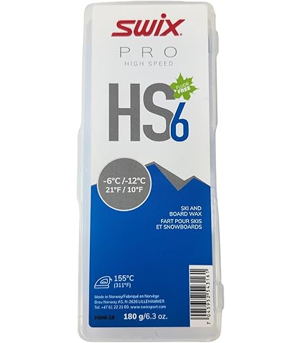 SWIX PRO HS7 ✕ ２ & HS8 ✕ 1 Swix Pro Top Speed Wax HS8 (180g)