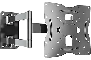 RICOO Support Murale TV Orientable S1022 Inclinable Universel 27-55" (69-140cm) Fix ation Mural Télévision LED/LCD/Incurvée VESA 75 x 75-200 x 200