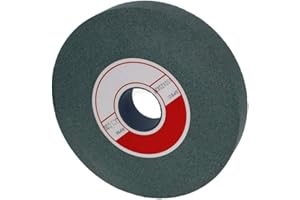 Utoolmart Mole da banco da 6 pollici in carburo di silicio verde grana 100 per rettifica superficiale 1 pz