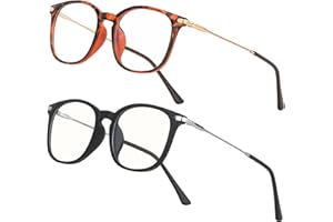 GIMDUMASA Brillenfassungen für Damen Computerbrille PC Gaming Brille Ohne Stärke Blue Light Blocking Glasses Herren UV Protection