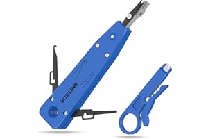 VCELINK LSA Narzędzie montażowe G602BL, Lsa Plus Narzędzie montażowe, Koronka narzędzi montażowych, Sieć narzędzi montażowych dla gniazd sieciowych, paneli patch, skrzynek montażowych i podłączonych