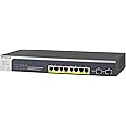 NETGEAR GS510TPP 8-Port Smart Managed Rackmountable Gigabit PoE+ Switch W/ 2x SFP Ports (190W)