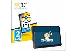 BROTECT Protector Pantalla para Carpuride W702BS 7" Protector Transparente (2 Unidades) Anti-Huellas