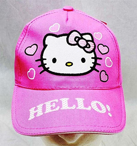 Preisvergleich Produktbild Prannoi HEK3938P Baseballmütze Hello Kitty, rosa Herz-Mütze