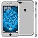 Produktbild 1 x Carbonoptik-Folienset für Apple iPhone 7 Plus silber PhoneNatic Schutzfolien