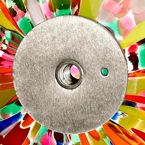 Gartenkugel, Rosenkugel, Dekokugel „POINT“ multicolor, Ø 13 cm, mundgeblasen und handgeformtes Glas Unikat (ART GLASS powered by CRISTALICA) - 3