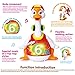 Wishtime Toddler Goose Animal Play Toys-can Dancer/Walking action/Hold Neck and Struggling/Special Music of 3 Hip-Hop Styles
