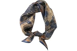 Riho 12 momme Men 100% Mulberry silk Neckerchief (53x53cm)