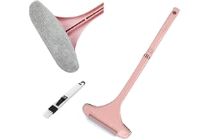 LONGSING Spazzola per la Pulizia della zanzariera Manico Lungo Senza smontaggio Spazzola per Rete in Rete per finestre Divano Aspirapolvere Pulizia Domestica Accessori per Utensili Antipolvere – Rosa