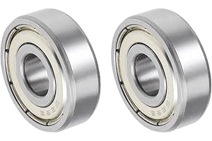 QUARKZMAN 629ZZ 9x26x8mm Bolas Rodamientos x 2uds Carbono Acero para Máquinas y Herramientas, [Doble Blindado]