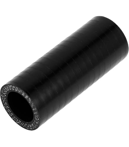 Tuyau Refroidissement Silicone Coudé 67° - 150mm, Noir, Pour Circuit Refroidissement