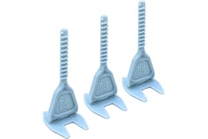 Crociere per piastrelle autolivellanti 4 mm | 500 clip 4 mm | Shaffer pro | Sistema di livellamento a vite | Kit livellatore piastrelle | Aiuto alla posa di piastrelle per pavimenti/mura