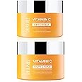Dr Rashel Vitamin C Face Cream Set, Facial Cream Brightening & Anti Aging Vitamin C Moisturizer for Face & Neck, Hydrating & Brightening Vitamin C Cream for Dark Spots Skin (Face Cream Set)
