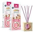 CRISTALINAS Pet Odour Eliminating Reed Diffusers Fluffy Towels Scent - 30ml Air Fresheners for Home - Lasts upto 4 weeks - Reed Diffusers for Home - Pack of 2