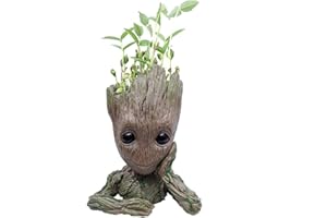 GTLAOGS Baby Groot Doniczka - Marvel Figurka akcji od Guardians of The Galaxy dla roślin i długopisów - do dekoracji wnętrz i prezentów dla dzieci