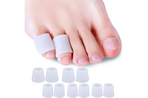 Sumiwish Protector Dedos Pie, Dedos de Los Pies, Protector de Dedos, Dedos Martillo Para Juanetes, Sore Callos 5 Pares