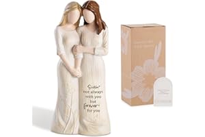 Storieme Sister Birthday Gifts from Sister: Best Friendship Gift for Women Soul Sister Presents for Christmas - Hand-Painted Friends Figurine Decor