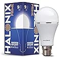 Halonix 9 Watt B22 LED White Emergency Inverter Bulb, Pack of 1, (HALONIX PRIME)