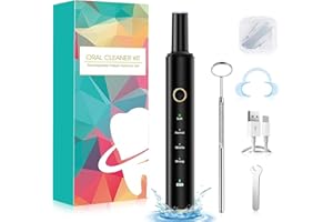 LOVE BEGANS Kit Pulizia Denti Tartaro Igiene Dentale Con 4 Modalità Tartaro Denti Rimuovi Rimuove Macchie di Denti per uso Quotidiano da casa