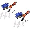 Electronic Spices SG90 Micro Digital Servo Motor 9G for RC Helicopter Airplane Boat Robot Controls (Pack of 2)