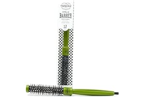 Termix Cepillo Redondo Profesional Barber Ø17 para Cabello Masculino, Tecnología Cerámica e Iónica, Volumen y Definición, Diseño Ergonómico y Sostenible para Barberos
