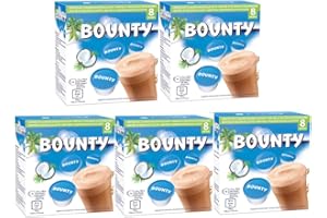 CAFFÉLUXE Capsules compatibles Bounty Hot Chocolate Dolce Gusto - 40 dosettes, 40 portions de boisson chaude au chocolat chaud