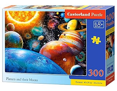 Castorland Castor Pays B de 030262 Planets and Their Moons Puzzle, 300 Pièces