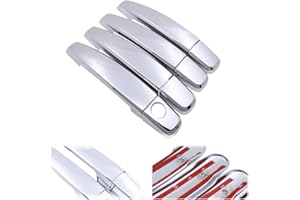 Viviance 8 Stücke Autotürgriffabdeckung Trim Für Vauxhall Opel Insignia Corsa Astra H G J Mokka X Buick Encore Antara Zafira Chevrolet New Sail Captiva Cruze Buick Regal Excelle