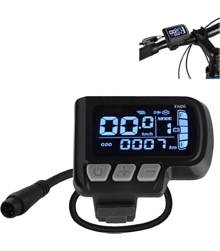 Bike Parts Geroosaty M5 Electric Bike LCD Display Meter 24V 36V 48V 60V E Scooter LCD Panel Screen Parts For Mountain Electric Bike (6PIN Ukc1 Ebike Display