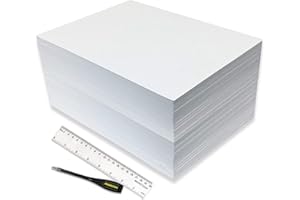 MEARCOOH 30Pcak EVA Foam Sheets Crafts, White A4 9''x12'' EVA Foam, 2mm Thick Premium Eva Foam Papers Set for Card Making, Crafting, DIY Project, Stamp, Classroom, Scrapbooking