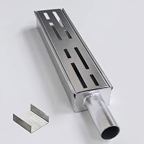 Canaletta scolo acqua piovana carrabile in PP-PE con griglia zincata 12X92 kit 3pz Mufle