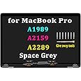 GBOLE A1989 A2289 A2159 Screen Replacement for MacBook Pro A1989 A2159 A2289 Retina 13.3" LCD LED Display Digitizer Assembly Panel EMC 3214 3358 3301 3456 3348 (Space Grey)