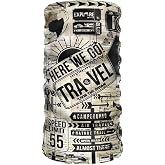 Bebo Store Extreme Buff Neck Collar Bandana Balaklava ST039 with Special Pattern for Sports Motor and Bicycle Users