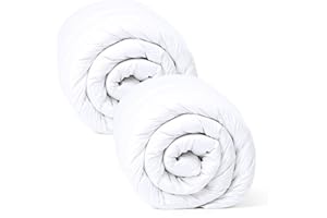 AMAZINGGIRL Kołdra całoroczna kołdra 135 x 200 cm kołdra - kołdry ciepła kołdra biała komplet: 2 x biała kołdra