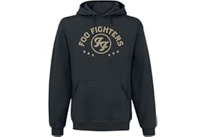 HeyRusty Foo Fighters Arched Star Hooded Sweatshirt Black
