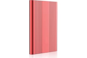 HAHHY Disque Dur Externe - Disque Dur Externe Portable Slim Disque Dur Externe pour Ordinateur de Bureau, Chromebook, Ordinateur