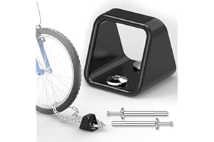 Ancable Anclaje antirrobo de alta seguridad, ideal para motocicletas y bicicletas, abrazadera de suelo o pared