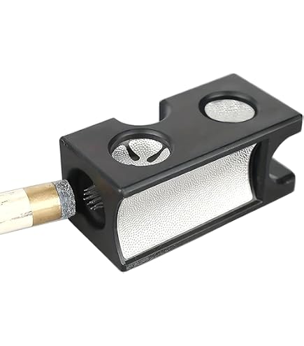 PATIKIL Lot De 2 Embouts De Queue De Billard En Alliage D'aluminium - Noir Et Argenté PATIKIL Lot De 2 Embouts De Queue De Billard En Alliage D'aluminium - Noir Et Argenté